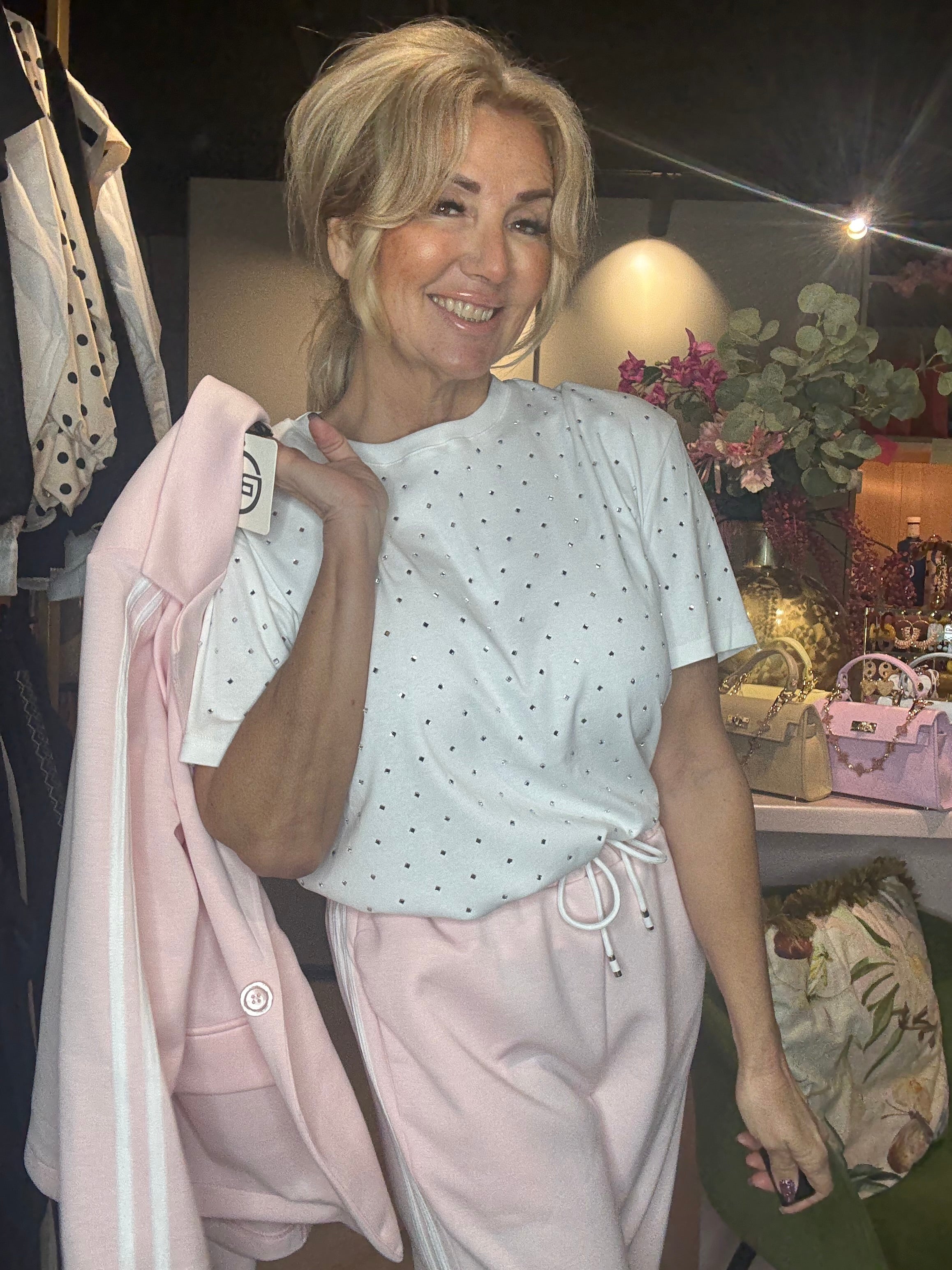 T shirt wit Shine ✨